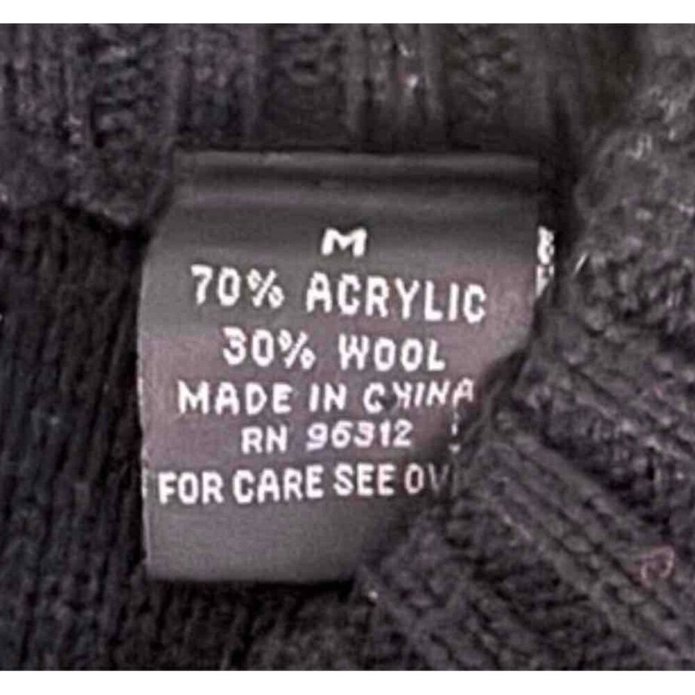 Enyce Clothing Co Mens Medium Argyle Crew Neck Sweater Long Sleeves Acrylic Wool - Picture 5 of 7